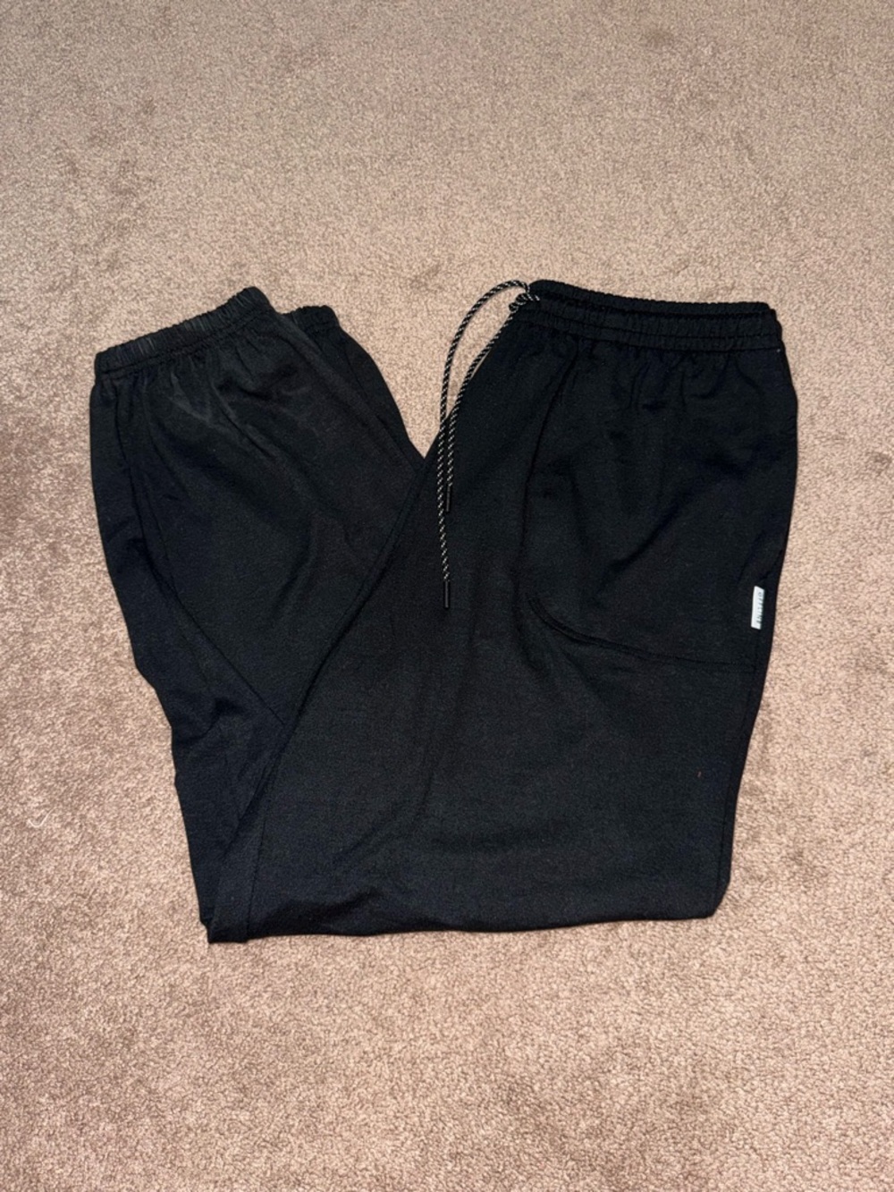 Aerie Black Drawstring Jogger Sweatpants